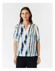[The Ark Clothing Co.] Celeste Blouse in Blue