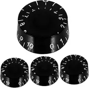 SUPVOX Guitar Potentiometer Knobs Replacement Set 4pcs Guitar Volume and Tone Control Knobs Abs Material