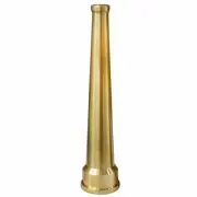 High Pressure Brass Fire Hose Nozzle 6 Inches Fit 3/4 in Water Hose Threads