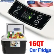 16QT 12/24/110V Centre Console Fridge Freezer Travel Camping Car Cooler Portable (for: Subaru)