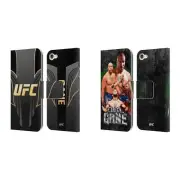 OFFICIAL UFC CIRYL GANE LEATHER BOOK WALLET CASE COVER FOR APPLE iPOD TOUCH MP3