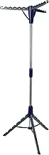 Tripod Folding Clothes Dryer Rack, Portable Foldable Airer Multi Garment Hanger Collapsible Coat Stand Clothes Line