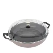 Staub 3.5-Quart Braiser with Glass Lid