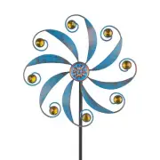 Wind Spinner, Metal Outdoor Wind Sculptures & Spinners, Small Garden Pinwheel...