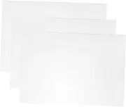 3 Pack A4 Thin Plastic Sheets for DIY Crafts Picture Frames Display Boards