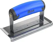 Bon 62-470 6-Inch by 2-1/2-Inch Stainless Steel Curved End Concrete Edger with 1/4-Inch Radius and 3/8-Inch Depth Comfort Grip Handle