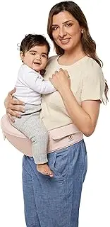 Ergobaby Alta Hip Seat All-Position Breathable Mesh Hip Seat & Carrier, Pink Quartz