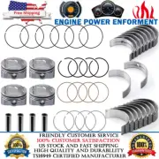 Oversize +0.50MM Piston Rings Kit & Bearings Set For Hyundai Kia Accent Rio 1.6L (for: Hyundai)