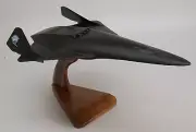 UI-4054 Aurora Ace Combat 3 Aircraft Mahogany Kiln Wood Model Large New