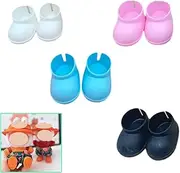 4 Pair Cute Shoes for Labubu,2025 Mini Shoes for Labubu Outfit Labubu Clothes Accessories