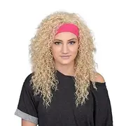 Retro 80s Aerobics Instructor Deluxe Wig Without Headband Halloween Wigs