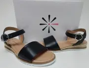 Isaac Mizrahi Live Cassidy Size 8 M Women's Low Espadrille Wedge Strappy Sandals
