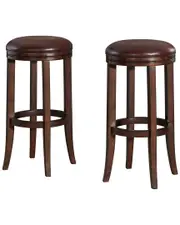 Alaterre Natick Set of 2 Bar Height Stools