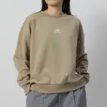 NEW BALANCE 女 卡其色 基本款 休閒 日常 大學T 上衣 長袖 AWT33310BNN