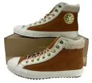 Converse by YOU CTAS PC Boot Sneaker Suede Sherpa Brown Egret Green Men Size 11