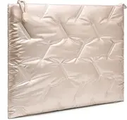 [GAOCHY] 13.3-14 Inch Puffy Laptop Sleeve for Macbook Pro 14 M4/M3/M2/M1 Pro/Max 2025-2021, 14 inch ASUS Chromebook/Zenbook, HP Pavilion x360 14, 14 inch Dell Latitude, Dell XPS 14, Ivory Gold