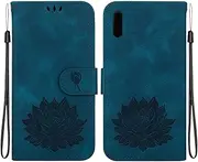 Compatible with Samsung Galaxy A70 A705FN Magnetic Card Slot Wallet Case Cover,Compatible with Samsung Galaxy A70s A707F Flip Kickstand case Blue