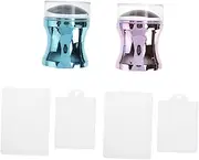 HAPINARY 2-in-1 Nail Stamping Tools Nail Scraping Board Set Manicure Tools for Women Easy to Use for Home or Salon