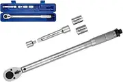 [MICHELIN] Torque Wrench MTW 210 Auto | Torque 42 to Nm | Includes Sockets, Adapter and 125 mm Extension | Torque Wrench with Case | Switchable Ratchet Head, 51100A