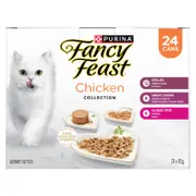 Fancy Feast 85g Chicken Collection Wet Cat Food - 24 Pack