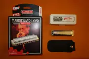new HOHNER MARINE BAND HARMONICA Classic Key Am natural minor w/ case & gigbag