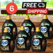 6 x FAB Perfume Indulgence Laundry Liquid Gold Absolute | 1.8L