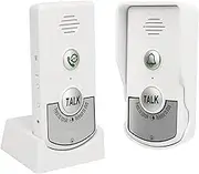 Wireless Intercom Doorbell, 1000m Wireless 2 Way Voice Intercom Doorbell IP54 Waterproof Electronic Doorbell with 6 Months Long Standby Time, Home Security Access Control System