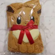Pokemon Eevee Blanket 60 x 100cm Brown Polyester Fluffy Pikachu Japan