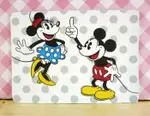 【震撼精品百貨】MICKY MOUSE 米奇/米妮 卡片-點點圖案-米奇米妮 震撼日式精品百貨