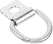GETAJGHSD Fixed Pull Tab Tie Down Rings Truck Hook Weldable d Rings Enclosed Trailer Tie Downs Tow Hooks for Trucks Small d Ring Vehicle Tie Downs Trailer Bed Tie Down Anchors Deck Anchors