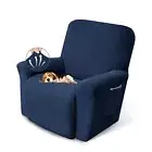 Chair Covers,Lazy Boy Covers Stretch Couch Cover Slipcovers Recliner Navy Blue