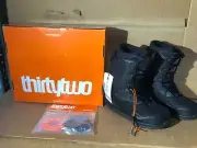 Thirtytwo 32 TM-2 Snowboard Boots, Mens Size 11, Black New
