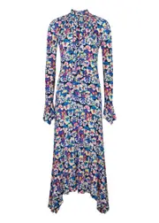 Rabanne Floral-print Stretch-jersey Midi Dress - Multicoloured - 8 8