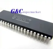 2PCS PIC16F77-I/P PIC16F77 MICROCHIP DIP-40 8-bit Microcontroller MCU