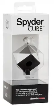 Datacolor SpyderCUBE RAW Calibration Tool | Black