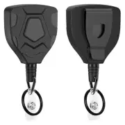 Retractable Keychain Anti Lost Carabiner Keychain Retractable Badge Reel