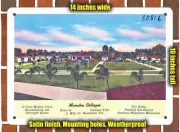 METAL SIGN - Florida Postcard - Manatee Cottages