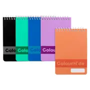 Colourhide Pocket Notebook 112x77mm Ruled 96-Pages Writing Stationery Assorted