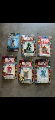 Marvel Miniature Poseable Action Figure: Toy Biz Thing, Dr Doom, Doc Ock, Human