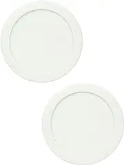 [Pyrex] 7200-PC White Round Plastic Food Storage Lid - 2 Pack