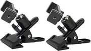 OFFSCH 2pcs Cell Phone Ukulele Ukulele Smartphone Holder Metal Phone Holder Guitar Guitar Mobile Phone Clip Phone Stand to Rotate Plastic Accessories Microphone Guitar Phone Stand Shelf