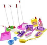 ERINGOGO Bright Vivid Cleaning Toys Set Fun for Toddlers Boys and Girls Toys Girls Cleaning Set