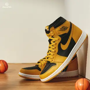 Nike Air Jordan 1 Retro High OG "Pollen" 男 黑黃 休閒鞋 555088-701