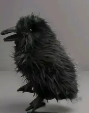 Folkmanis Pretend Play Full Body Raven Hand Puppet Plush NWOT HTF