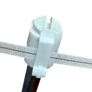 White Safety Round Star Picket Caps Qty 60