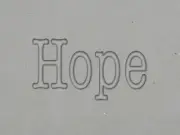 Inspirational "Hope" pottery stamp, Mug clay stamp for slab built pottery