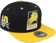 Mitchell & Ness Phoenix Suns Yellow Toe Fitted 7 1/2 Hat Cap Black Free Shipping
