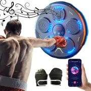 Smart LED Boxing Wall Target, 42cm Digital Punch Trainer with Bluetooth Music