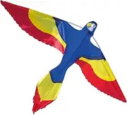 Melissa & Doug Rainbow Parrot Single Line Shaped Kite (90cm Wingspan)