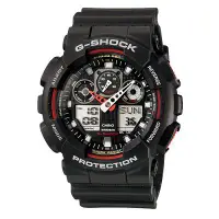 在飛比找Yahoo奇摩購物中心優惠-G-SHOCK 個性重型機械感Man運動錶(GA-100-1